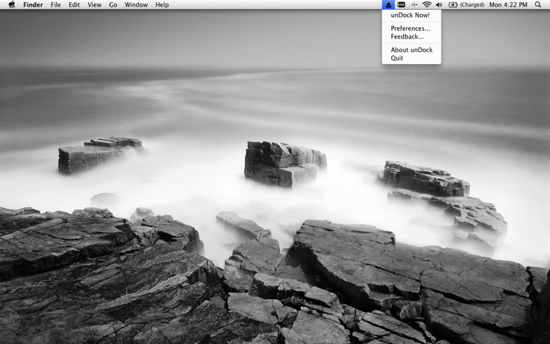 unDock : It is a small Disk Ejecting Utility For your Mac