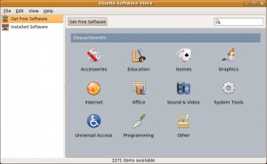 Ubuntu software center
