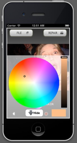 Phyxer iPhone App For Image Correction