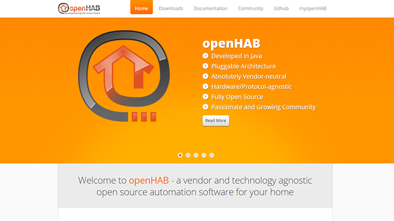 OpenHab open source home automation