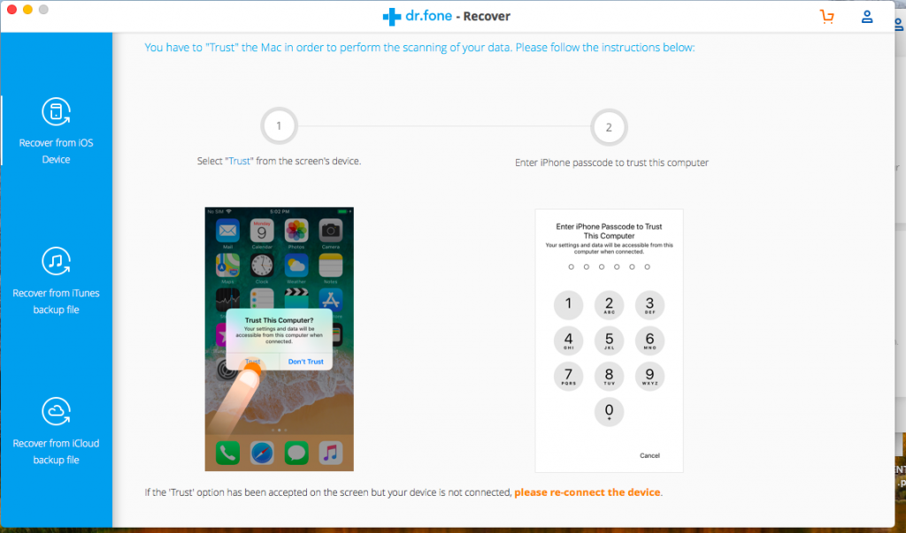 dr fone ios recovery tool 2