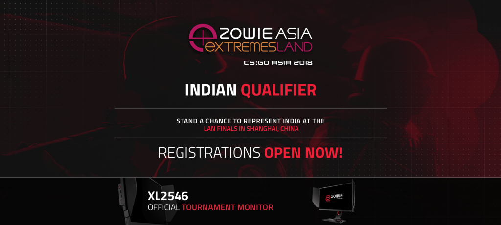 BenQ ZOWIE announces India Qualifiers for eXTREMESLAND 2018 CSGO Tournament