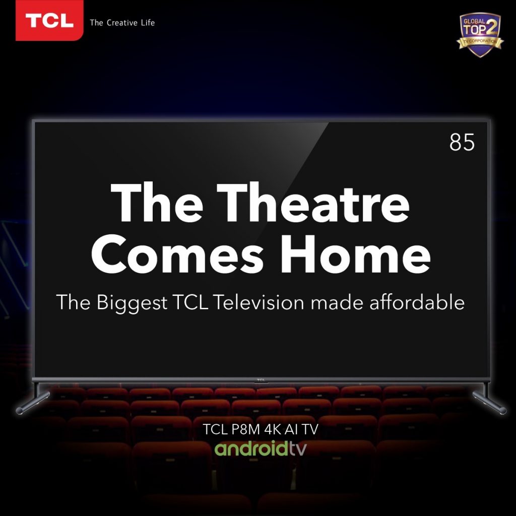TCL 85inch 4KTV