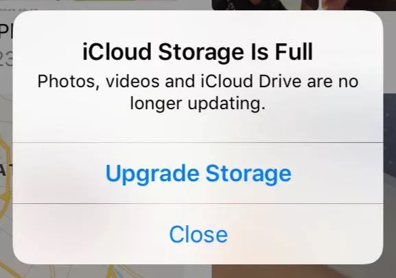 icloud storage full problem jpg